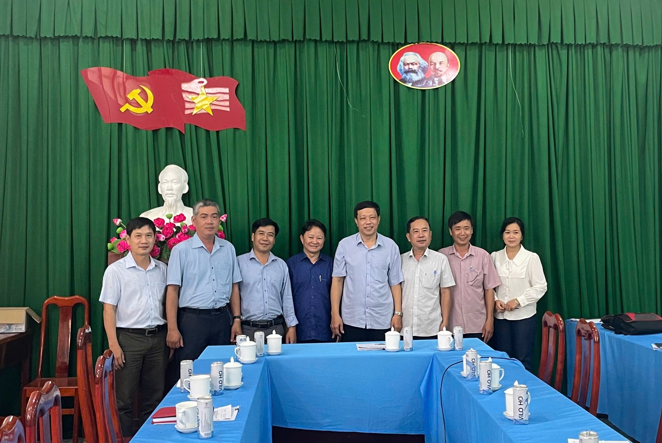 Viện Mekong, Đại học Cần Thơ làm việc với lãnh đạo xã Hiếu Thành, tỉnh Vĩnh Long