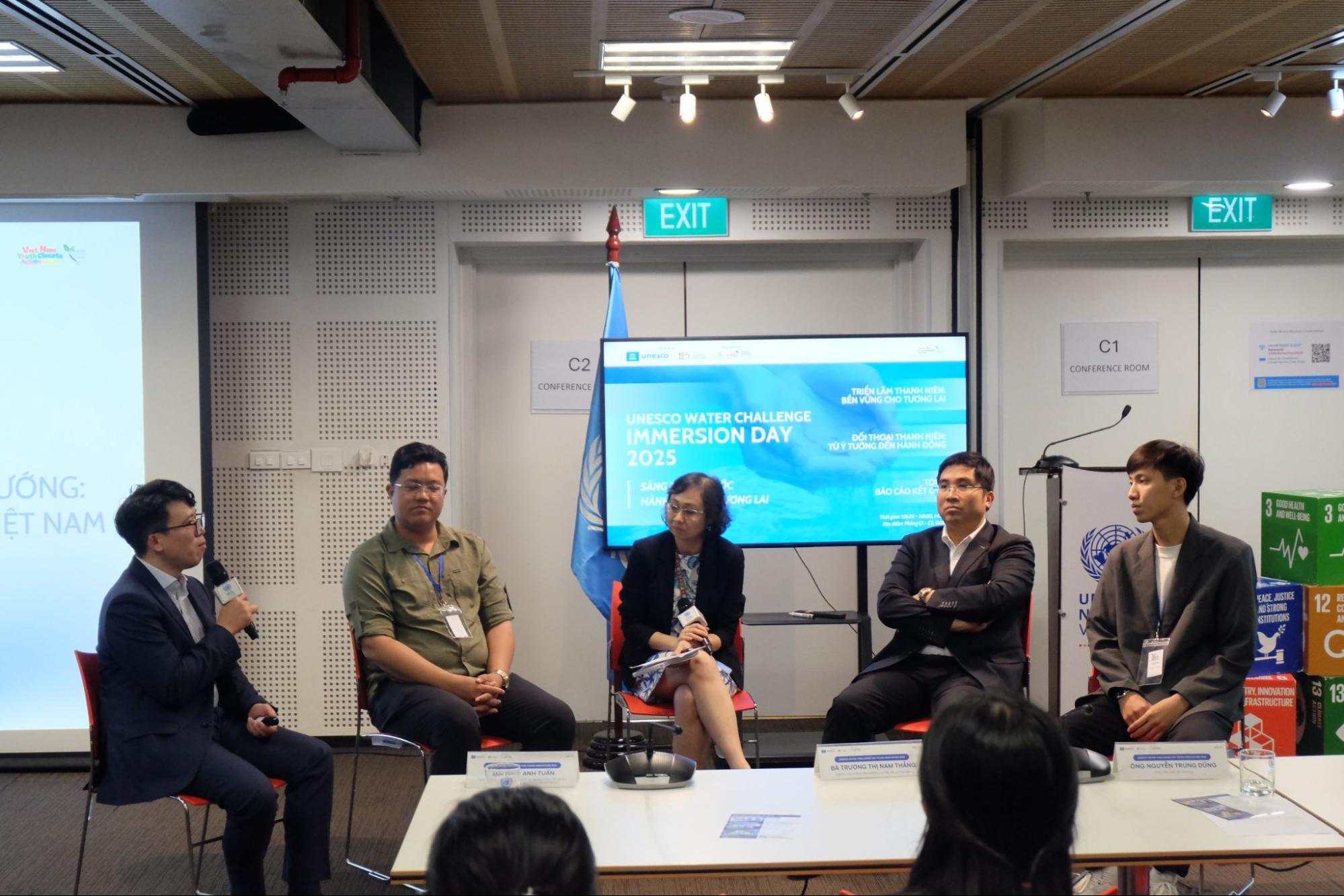 Nghiên cứu viên trẻ Viện Mekong tham gia Youth Dialogue: From Ideas to Actions – UNESCO Water Challenge 2025 Immersion Day & Youth Climate Action Week 2025 