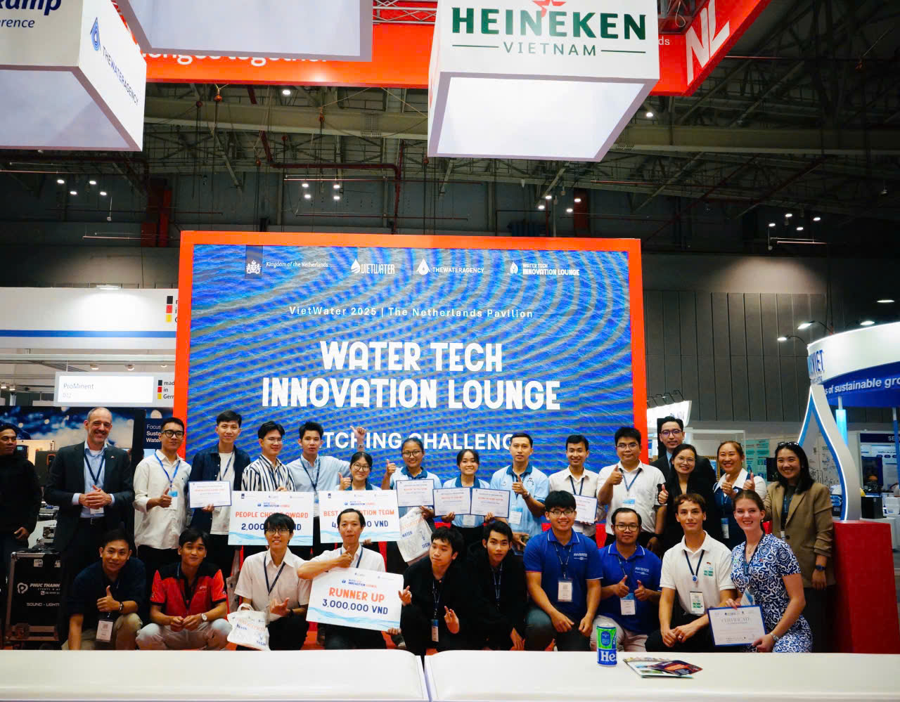 Nhóm nghiên cứu trẻ Viện Mekong tham gia Water Tech Innovation Lounge – Vietwater 2025